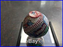 Charles Fazzino Bernie William 3D Hand Painted Baseball 1/1 Autograph