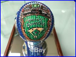 Charles Fazzino Billy Martin 3D Hand Painted Baseball 1/1 Autograph NY Yankees