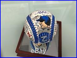 Charles Fazzino Derek Jeter 3D Hand Painted Baseball 1/1 Autograph NY Yankees
