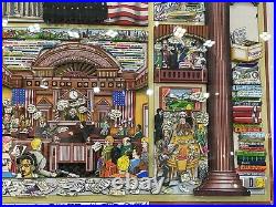 Charles Fazzino Law And Disorder In The Court Law Office Art Limited Edition