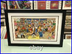 Charles Fazzino Manhattan Martinis and Moonlight 3-D Art Signed & Numbered