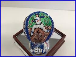 Charles Fazzino Sandy Kaufax 3D Hand Painted Baseball 1/1 Autograph LA Dodgers