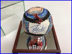 Charles Fazzino Stan Lee 3D Hand Painted Baseball 1/1 Autograph Spiderman