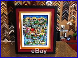 Charles Fazzino There's Music New Jersey New York. 3-D Art Signed & Number