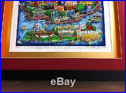 Charles Fazzino There's Music New Jersey New York. 3-D Art Signed & Number