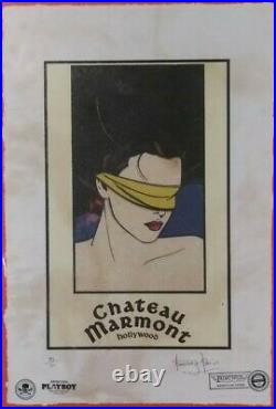 Chateau Marmont, Hollywood 22'x 15'x. Limited Ed. Print Signed Fairchild Paris