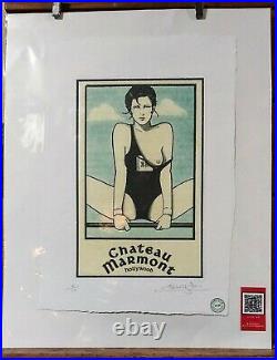Chateau Marmont, Nagel, AP. Or Numbered Edition Print, Signed Fairchild Paris