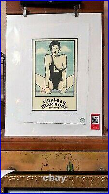 Chateau Marmont, Nagel, AP. Or Numbered Edition Print, Signed Fairchild Paris