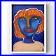 Christie', Contemporary, Abstract Quirky Portrait, Original Painting, Unframed