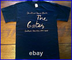 Christo & Jeanne Claude The Gates- Rare Authentic Fabric Swatch, Bolts & T-shirt