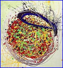 Confetti Blast Painting (Lithograph & Acrylic), Limited Edition, Dale Chihuly