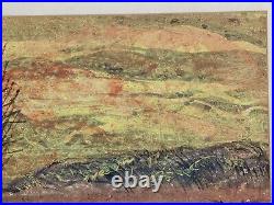 Contemporary impressionism Original abstract Mixed media painting signed 1960