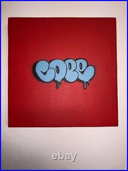 Cope2 Detroit Stencil Series 19 Original Mixed Media Art Graffiti Tag 2013