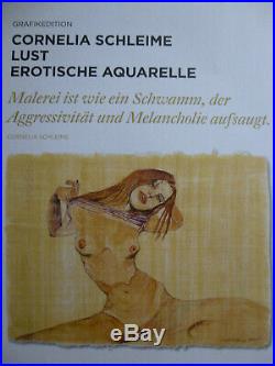 Cornelia Schleime Lust. Erotische Aquarelle. Vorzugsausgabe mit sign. Graphik