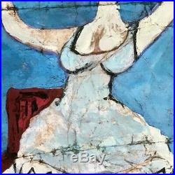 Cuban Art. Painting by Juan David. Untitled, 1944. Mixed media on paper. Signed
