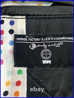 Damien Hirst Levis Andy Warhol Factory Lederjacke