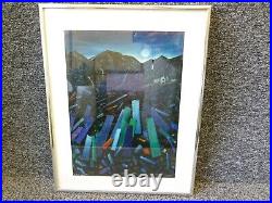 David Wilde The Old Quarry Signed Original Painting Oils & Mixed Media