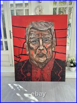 Donald Trump Original acrylic painting on Huge A0 Canvas