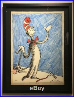 Dr. Seuss The Cat That Changed the World -RARE SOLD OUT Framed Make Offer