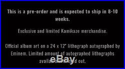 Eminem Kamikaze Lithograph Sold Out Hand Signed Autographed /500 Marshall RARE