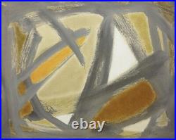 Emlen Etting 1963 mid-century mod Abstract Expressionist painting Philadelphia
