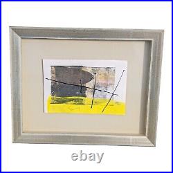 Excellent Trio Of Abstract Original Artworks Signed Vency Gallery Marcoux