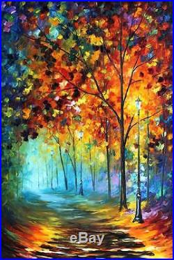 Fog Alley Limited Edition Mixed Media/Giclee on Canvas by Leonid Afremov