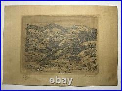 Giorgio Morandi Drawing on paper (Handmade) signed and stamped mixed media