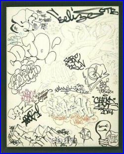 Graffiti Urban Street Art Multi Tag Crash Dash Chinobyi Original M/m Canvas