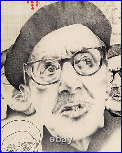 Groucho Marx Portrait Mixed Media Original