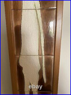 Harris Strong Tall Man 36 Tile Art HS-645 Signed Wall Hanging Mid Century Mod