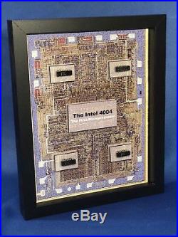 Intel 4004 Microprocessor 4001 ROM, 4002 RAM, 4003 I/O Chipset (P4004) 8x10
