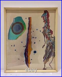 JOHN UZZELL EDWARDS (1934-2014) Welsh artist MID-CENTURY MODERN abstract 1969