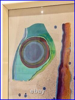 JOHN UZZELL EDWARDS (1934-2014) Welsh artist MID-CENTURY MODERN abstract 1969
