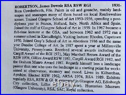 James Downie Robertson, MBE, RSA, (Scottish19321-2010), Mixed Media'Grangemouth