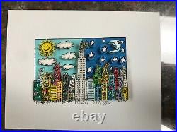 James Rizzi 3-D Artwork King of New York Signed & Numbered 2002 Limited Ed