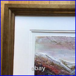 Janet Rogers Original Signed Dated 2011 Mixed Media Textural Landscape Painting
