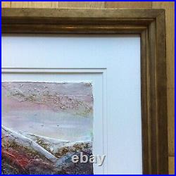 Janet Rogers Original Signed Dated 2011 Mixed Media Textural Landscape Painting