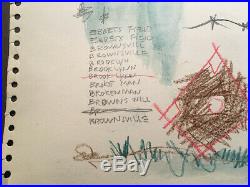 Jean Michel Basquiat Drawing mixed media