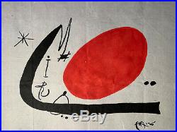Joan Miro Original Abstract Painting Signed