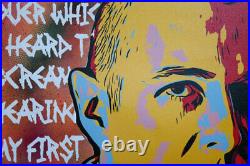Joe Strummer 1/3,50/70cm Noa prints, canvas art, original, Banksy, mixed media, clash