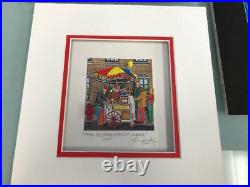 John Suchy 3 D Artwork Mustard & Onions Please Signed & Numbered Like Rizzi