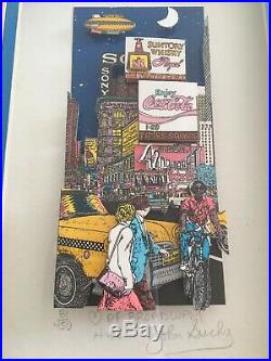 John Suchy Modern 3D Construction Heart Of Broadway NYC Limited Ed Mixed Media