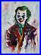 Joker. Original Mixed Media on Canvas