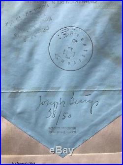 Joseph Beuys, Luftpost, Handsigniert, Exemplar 38/50