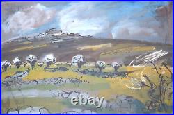 Judy WILLOUGHBY 20th Century Mixed Media West Cornwall Landscape