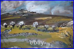 Judy WILLOUGHBY 20th Century Mixed Media West Cornwall Landscape