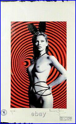 Kate Moss, Playboy, Artist Proof (AP.), 22'x 15'x Signed Fairchild Paris