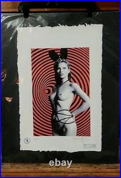 Kate Moss, Playboy, Artist Proof (AP.), 22'x 15'x Signed Fairchild Paris