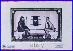 Kate Moss and Naomi Campbell, CHANEL, Artist Proof Print, Signed Fairchild Paris